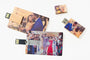 Pictures of Newlyweds at their wedding on different types of Custom USB Drives