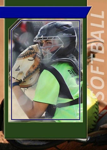 Softball 7-Trader Cards (Packs Of 12)-Nations Photo Lab-Nations Photo Lab