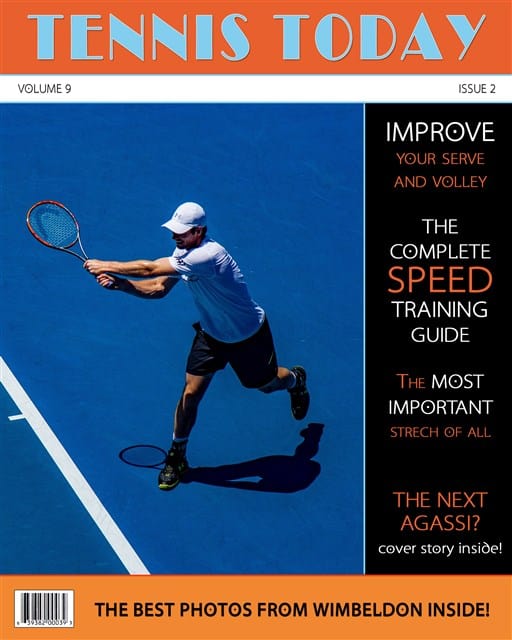 Tennis 1-Magazine Cover-Nations Photo Lab-Portrait-Nations Photo Lab