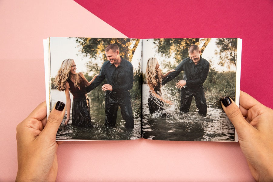 couples in photo book