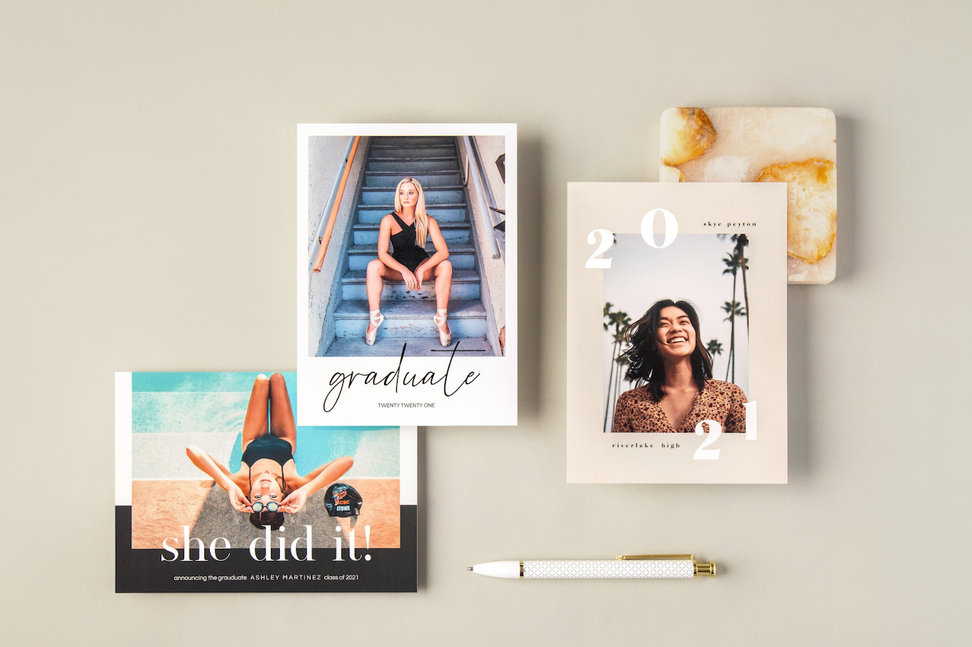 what to write on the back of a grad card Andaz Press 5x7-Inch Personalized Photo Graduation Thank You Cards with  Envelopes, Class of 2023 Thank You Postcards, Boho Custom Photo, Graduate's  Name, Year, School, College Thank You Notes, 24-Pack : Amazon.in: Office main image 1