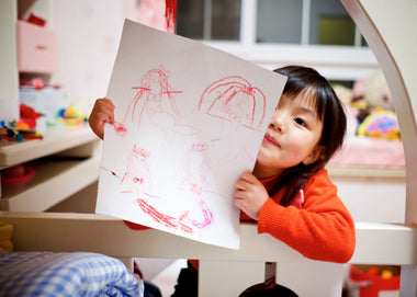 How To Preserve Your Child's Artwork In A Book