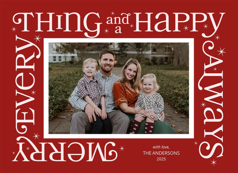 Merry Frame Christmas Card