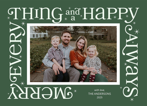 Merry Frame Christmas Card