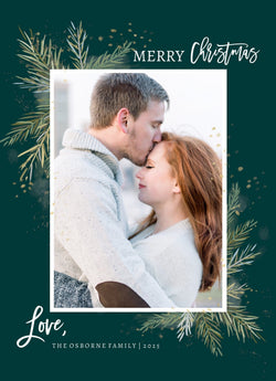 Sparkling Stems Christmas Card