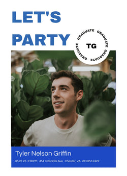 Let's Hear It Graduation Announcement Card