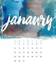 Wonderful Watercolor-Desk Calendars-Nations Photo Lab-Nations Photo Lab