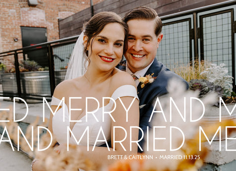Cheerful Overlay Christmas Card