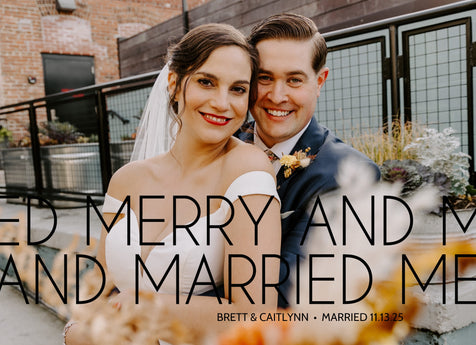 Cheerful Overlay Christmas Card