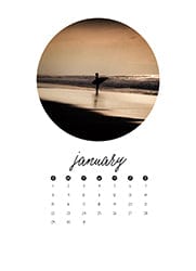 Contemporary Circles-Desk Calendars-Nations Photo Lab-Nations Photo Lab
