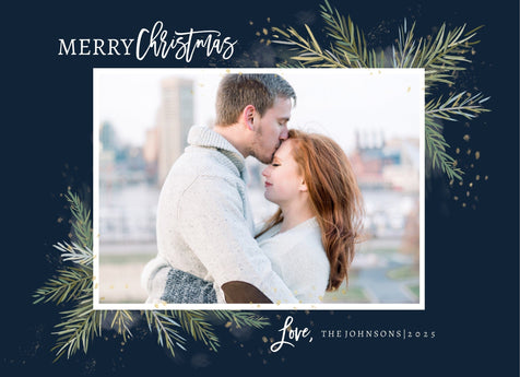 Sparkling Stems Christmas Card