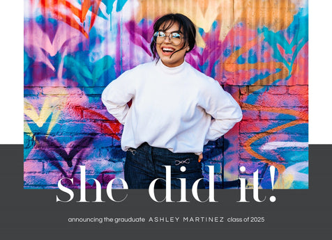 Done And Ready She Graduation Announcement Card
