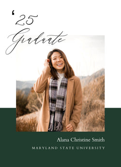 Get Ready Graduation Announcement Card
