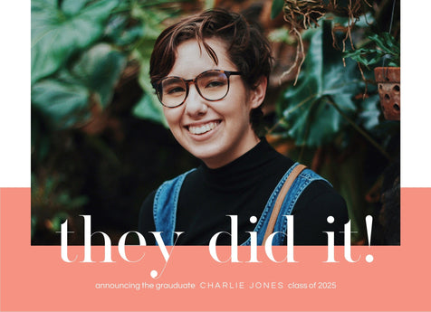 Done And Ready They Graduation Announcement Card