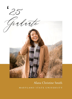 Get Ready Graduation Announcement Card