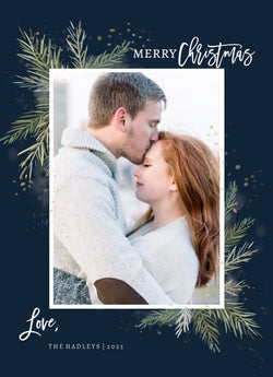 Sparkling Stems Christmas Card