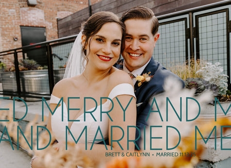 Cheerful Overlay Christmas Card