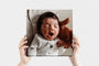 10x10" Square Canvas Print featuring photo of a baby