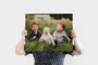16x20" Landscape Canvas Print featuring a photo of three young children