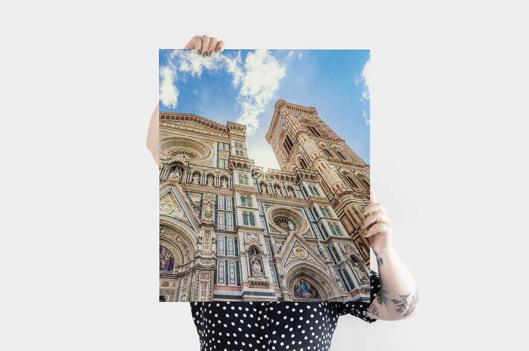 20x24" Portrait Canvas Print featuring a photo a Church