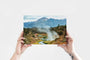 8x12" Landscape Canvas Print featuring photo of a mountainous landscape