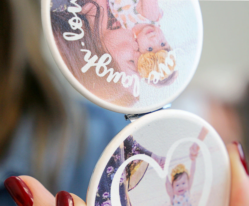 Compact Mirror Rishi Personalized Photo Compact Mirror | Custom Compact Mirror