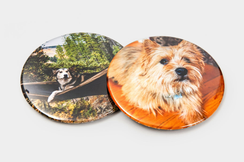 Photo Buttons & Photo Magnets-Buttons & Magnets-Nations Photo Lab-3" Photo Button-Lustre-Nations Photo Lab