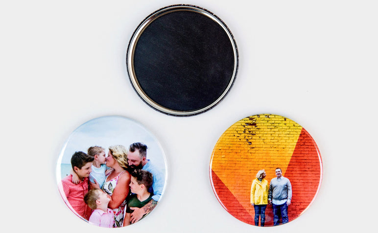 Photo Buttons & Photo Magnets-Buttons & Magnets-Nations Photo Lab-3" Photo Button-Lustre-Nations Photo Lab