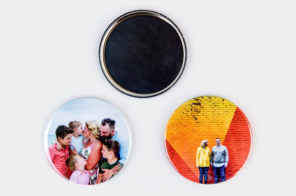 Photo Pins & Buttons | Customizable Pins | Nations Photo Lab 3 Photo Button / Lustre