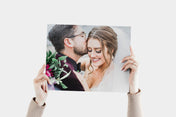 Landscape 11x14 Metal Print featuring a wedding photo