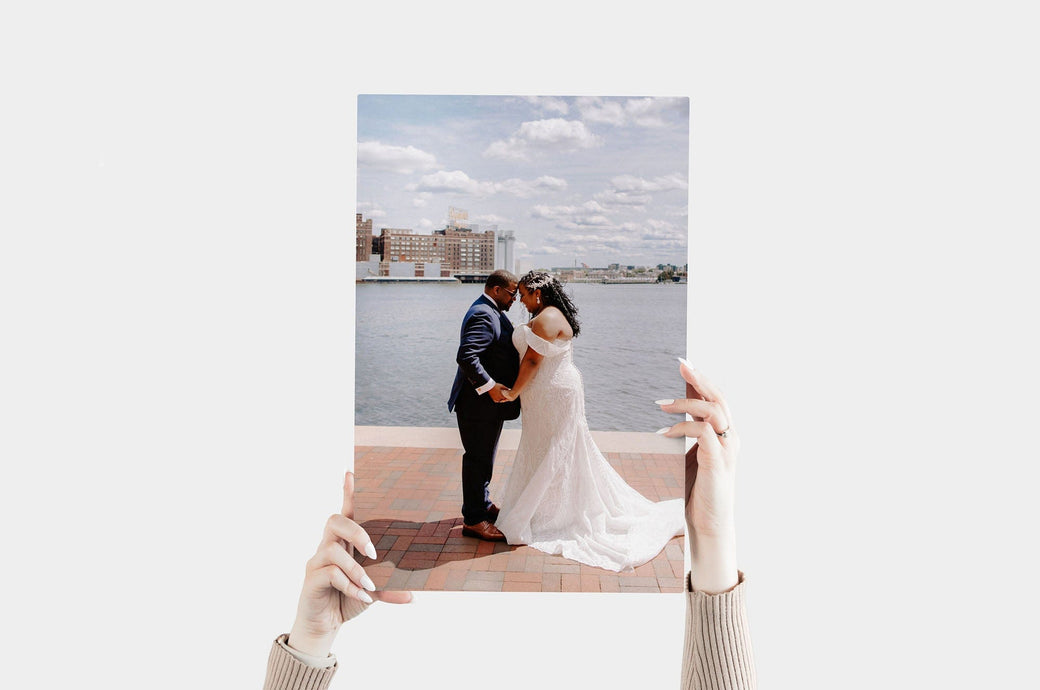 Portrait 12x18 Metal Print featuring a family photo
