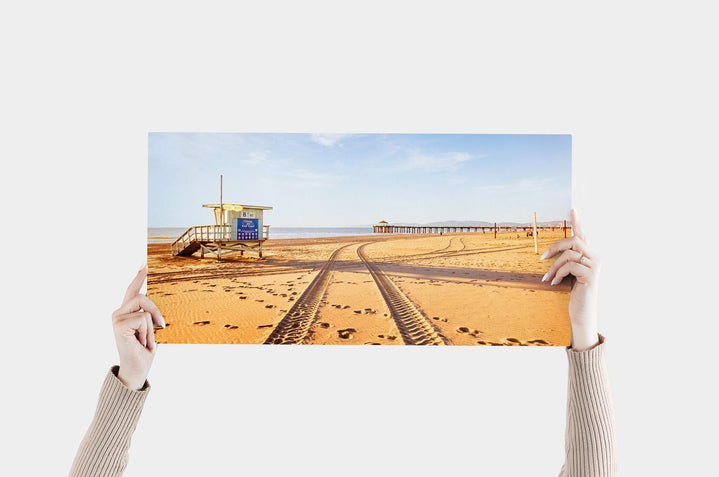 Landscape 12x24 Metal Print featuring a beach photo