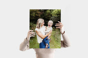 Portrait 16x20 Metal Print featuring a mother and child photo