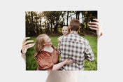 Landscape 20x40 Metal Print featuring a family photo