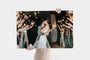 20x30 Landscape Metal Print featuring a wedding photo.
