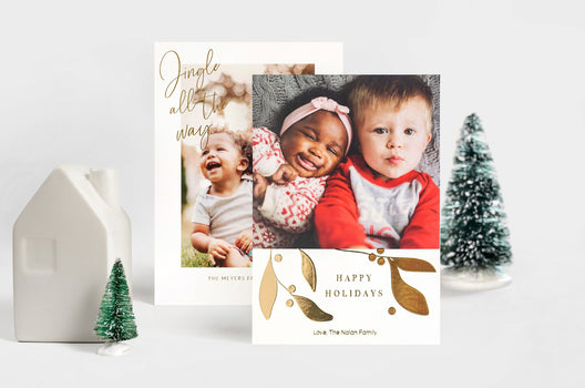 Personalized Holiday Foil Cards - Nations Photo Lab