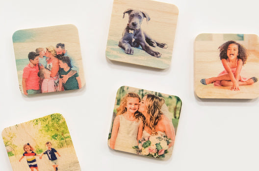 Wood Photo Magnets-Wood Magnets-Nations Photo Lab-3x3-Square-Nations Photo Lab