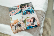 50x60 Custom Photo Blanket with Family photos