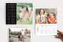 Three 8x10" Single-Sided Photo Calendar; one Landscape Photo Calendar and two Portrait Photo Calendars.