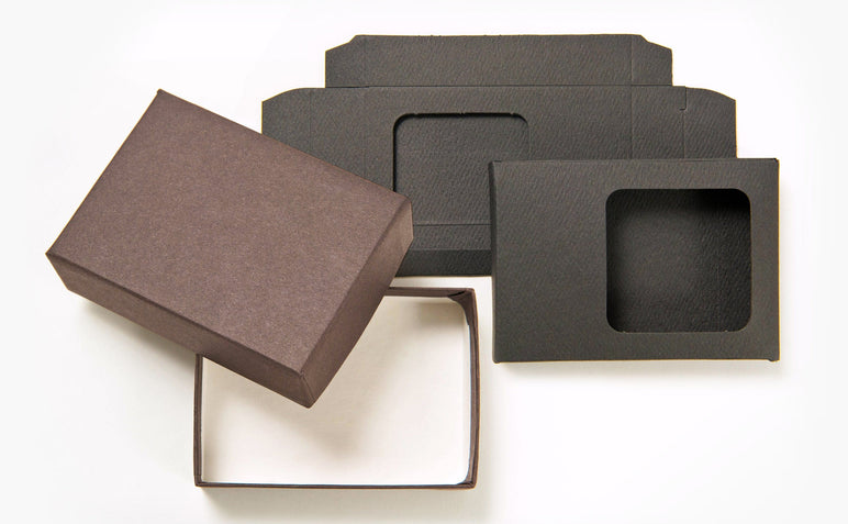 Both our Classic Standard (both folded and unfolded)Wallet Boxes.