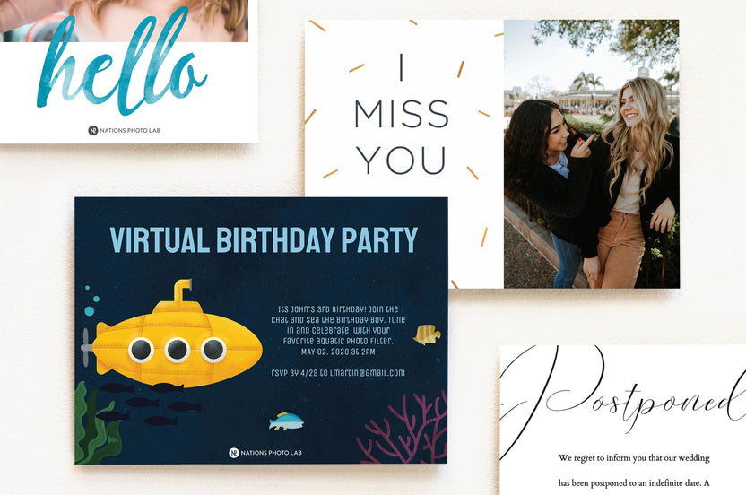YOUR PHOTO WITH MESSAGE - GREETING CARD main image 0