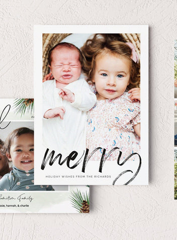 YOUR PHOTO WITH MESSAGE - GREETING CARD main image 1