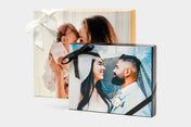 Two Custom Presentation Boxes: one 8x10" Custom Presentation Box and a 5x7" Custom Presentation Box - Nations Photo Lab