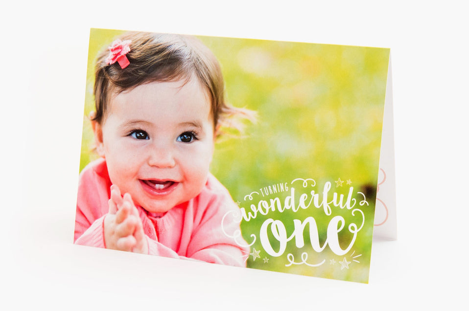 A baby themed, landscape 5x7