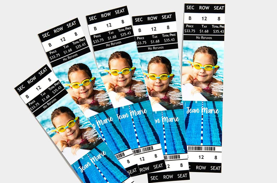 Swim themed Sports Tickets