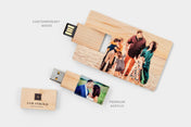 Acrylic and Contemporary Wood USB Drive