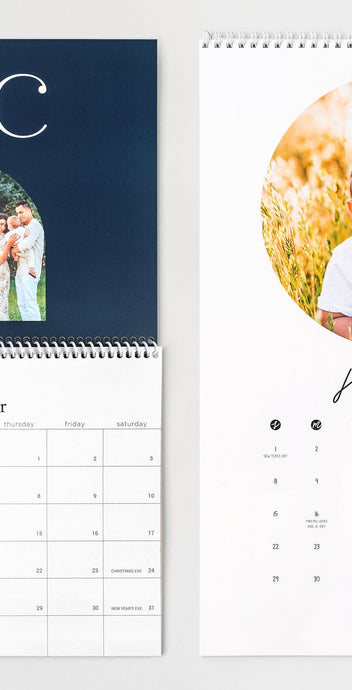 Personalized Monthly Desk Calendar | Nations Photo Lab