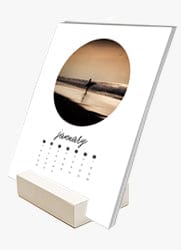 Contemporary Circles-Desk Calendars-Nations Photo Lab-Nations Photo Lab