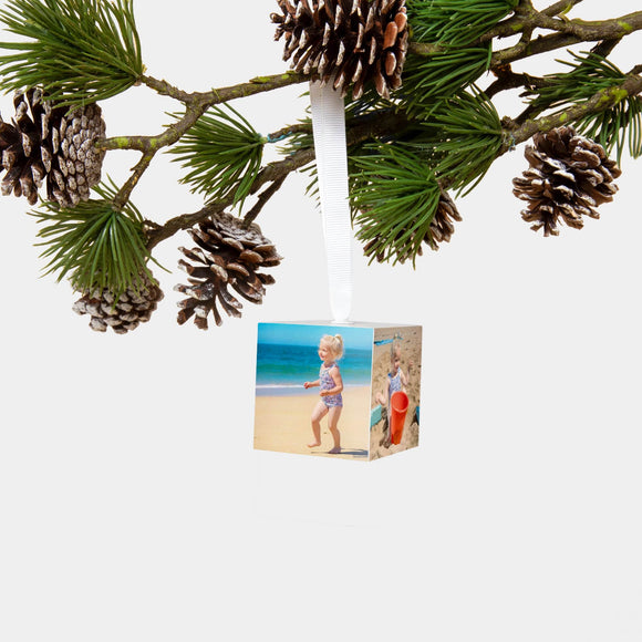 Cube-Ornaments - featuring photos of a baby - Nations Photo Lab