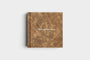 10x10 Square Capuccino Distressed Genuine Leather Album